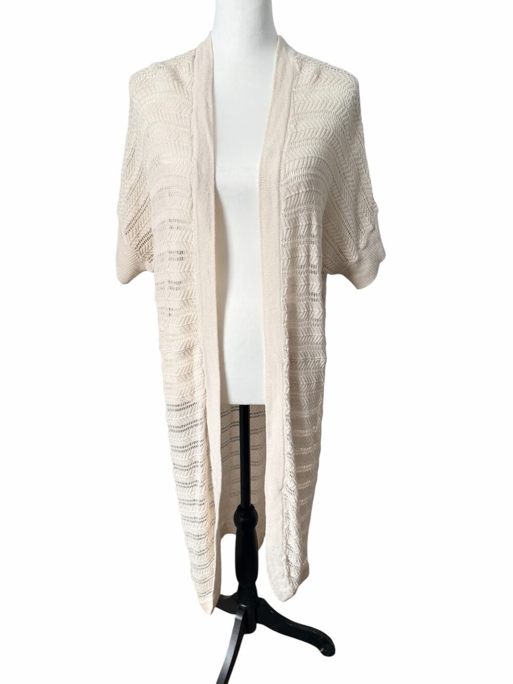 Outback Red Tan Short Sleeve Cardigan | Large
